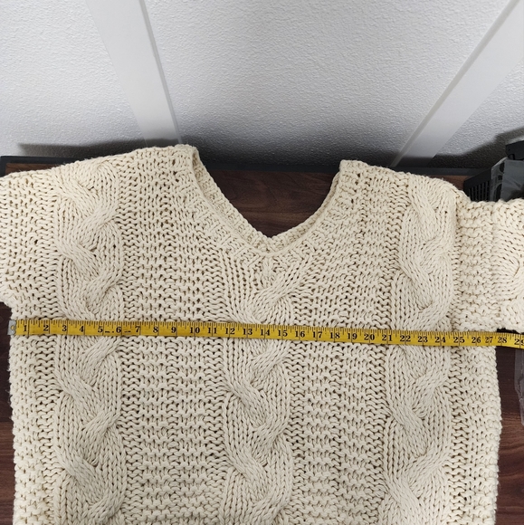 Hoity Toity Boutique Cream Chunky Knit Oversized Sweater - Picture 7 of 10